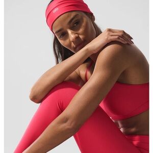ALO airlift candy red headband